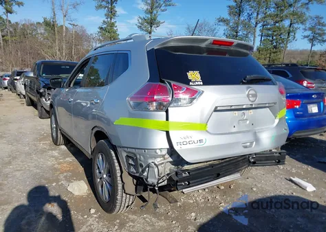 2016 Nissan Rogue Sv z USA, uszkodzony, nr VIN 5N1AT2MN5GC924483